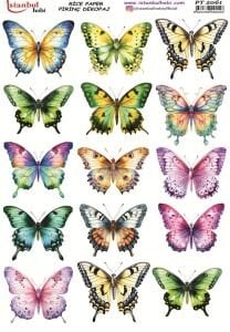 Pirinç Dekopaj Kağıdı 30x42cm PT-2061