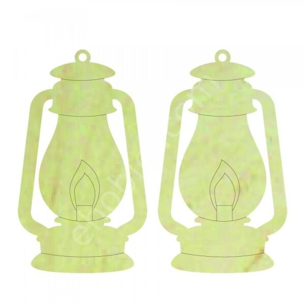 Lazer Kesim Ahşap Süsler 340