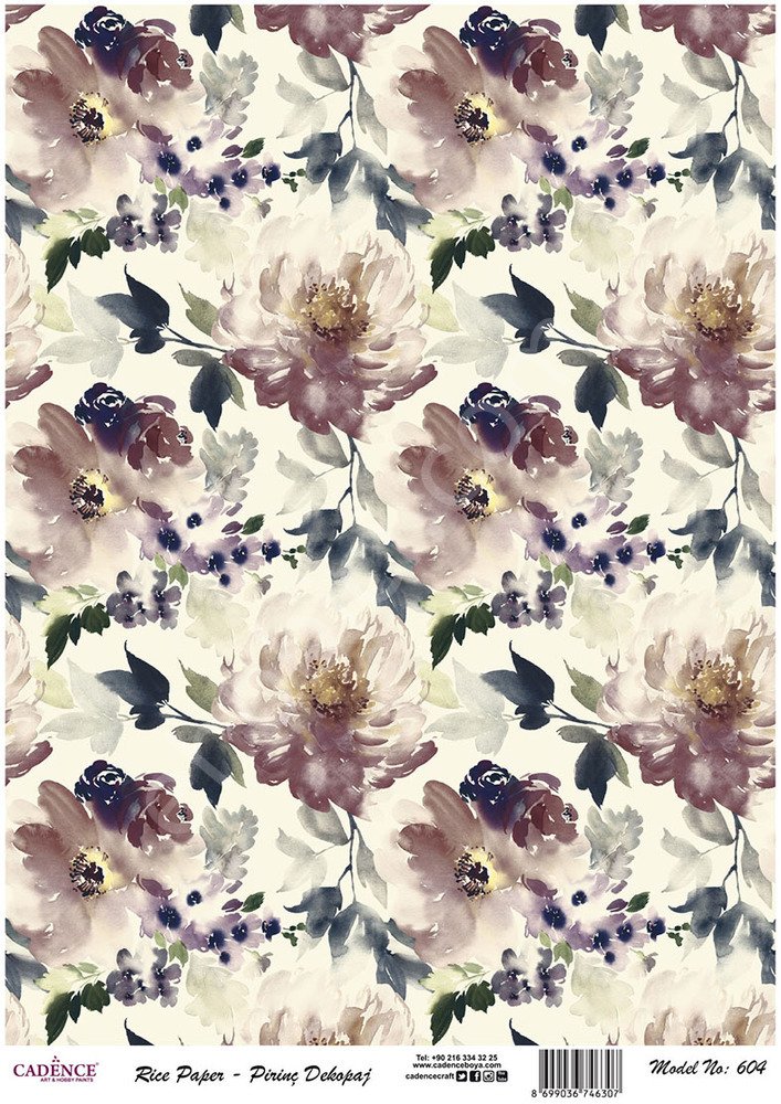 Cadence Pirinç Dekopaj Kağıdı - Model 604