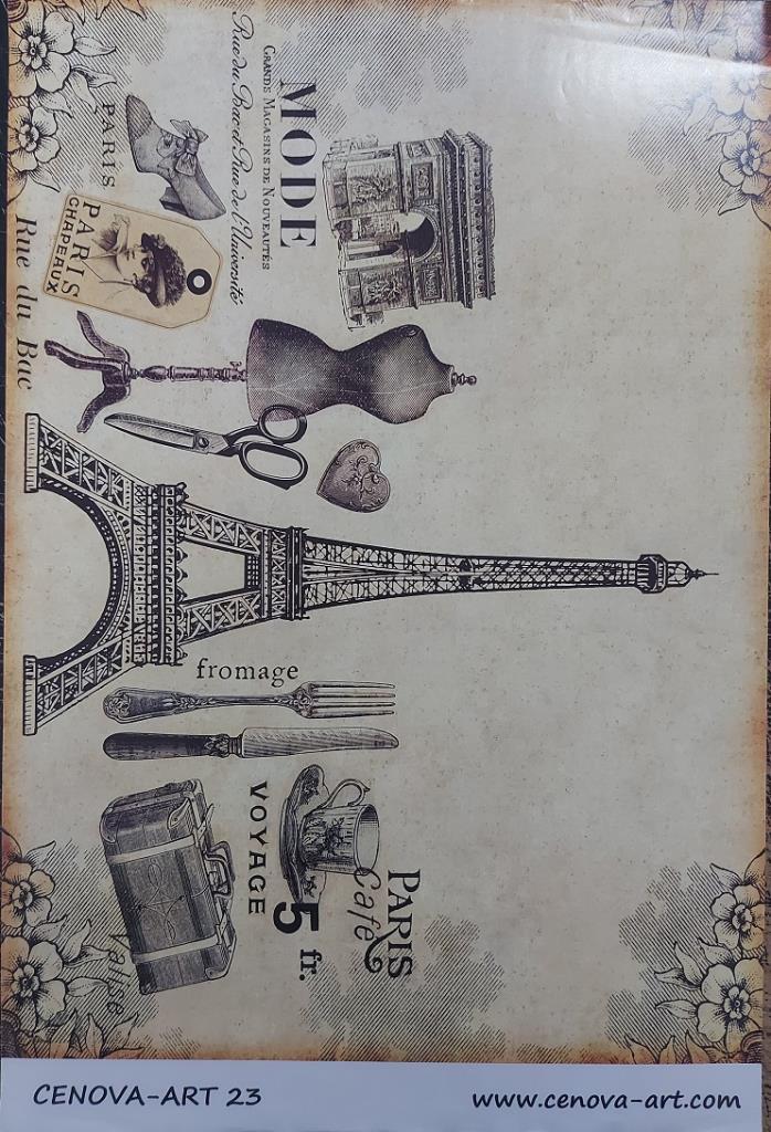 Cenova Art Dekupaj Kağıdı 023