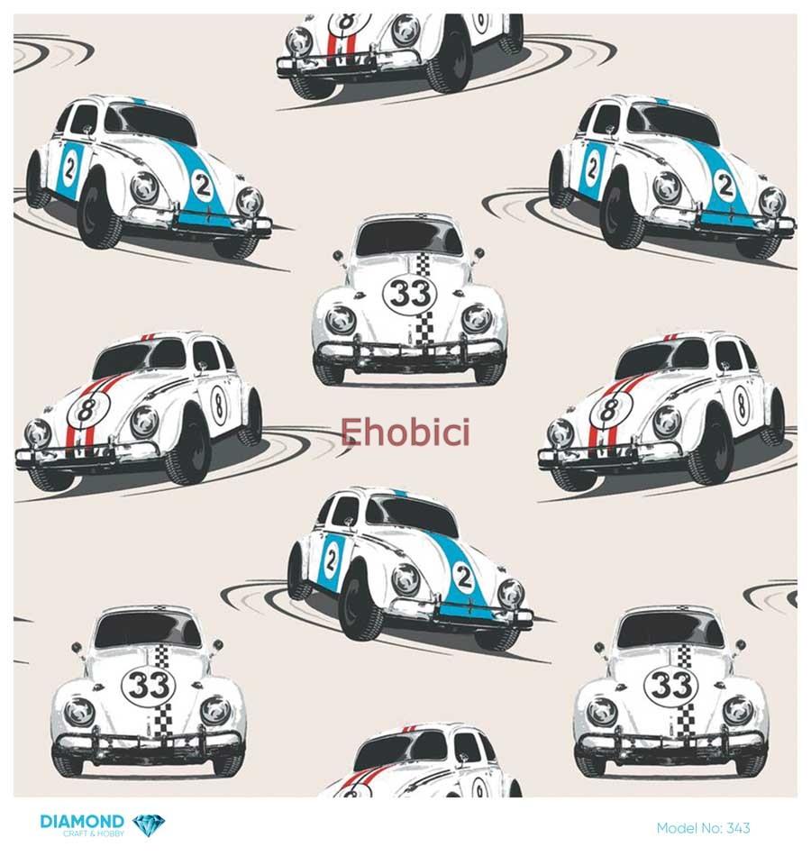 Diamond Pirinç Dekopaj Kağıdı - 343 - 30x30