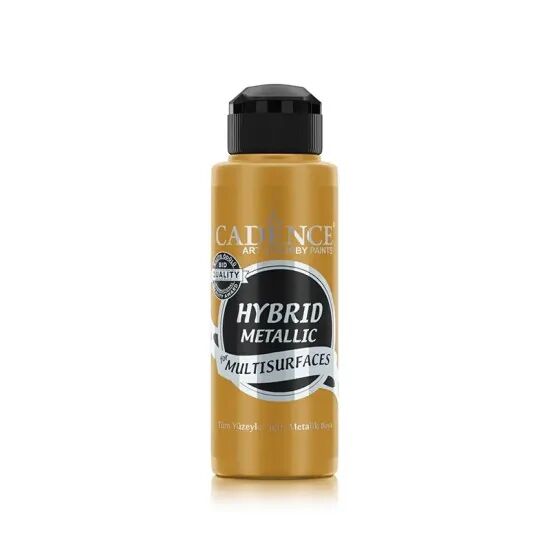 Cadence Hibrit Metalik Multisurface Boya H801 Antik Altın 120ml