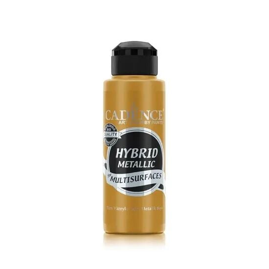 Cadence Hibrit Metalik Multisurface Boya H801 Antik Altın 120ml
