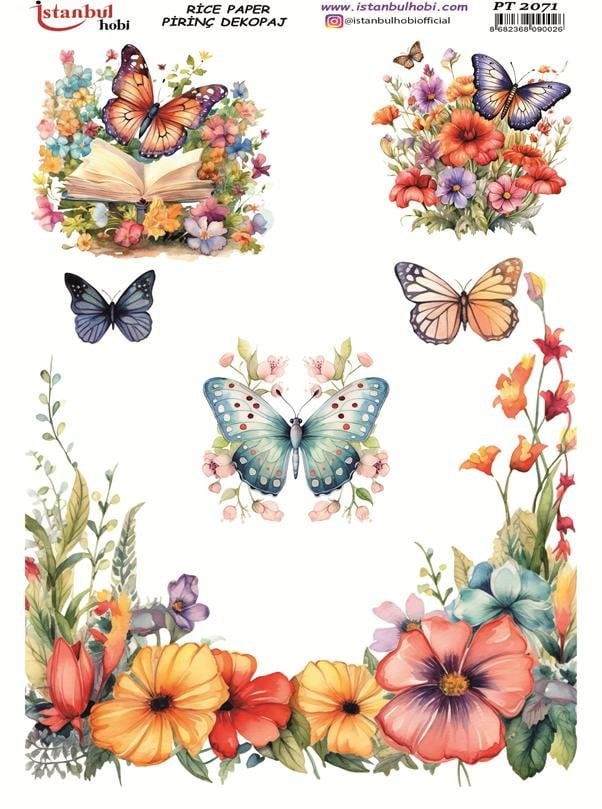 Pirinç Dekopaj Kağıdı 30x42cm PT-2071