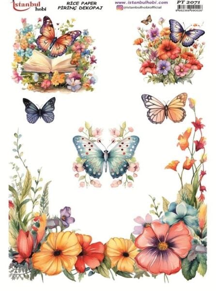 Pirinç Dekopaj Kağıdı 30x42cm PT-2071