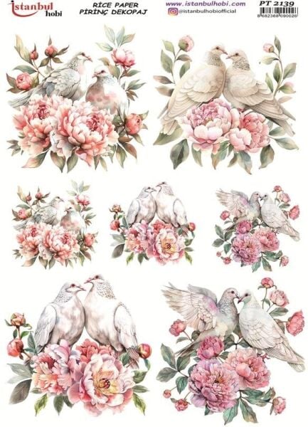 Pirinç Dekopaj Kağıdı 30x42cm PT-2139