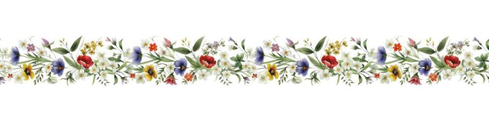 Ütü ile Bordür Rub On Transfer Kağıdı 150cm RK106