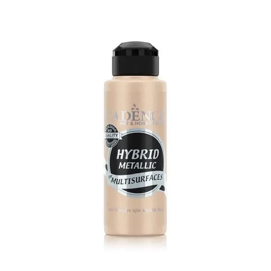 Cadence Hibrit Metalik Multisurface Boya H803 Şampanya 120ml