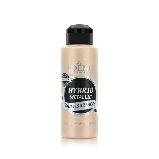 Cadence Hibrit Metalik Multisurface Boya H803 Şampanya 120ml
