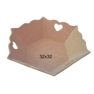 Ahşap Kalpli Ekmeklik E330