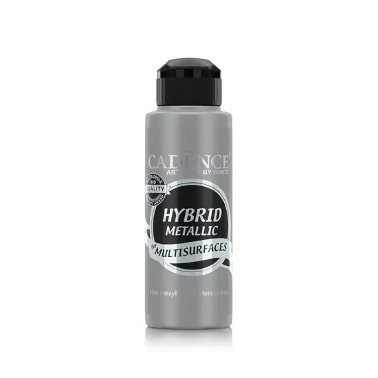 Cadence Hibrit Metalik Multisurface Boya H804 Gümüş 120ml