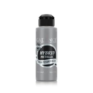 Cadence Hibrit Metalik Multisurface Boya H804 Gümüş 120ml