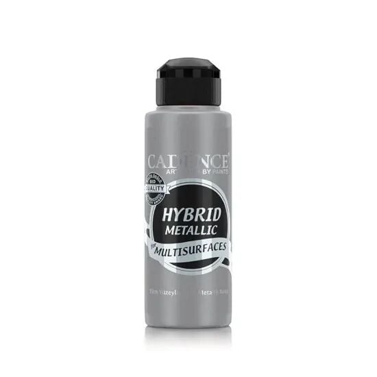 Cadence Hibrit Metalik Multisurface Boya H804 Gümüş 120ml