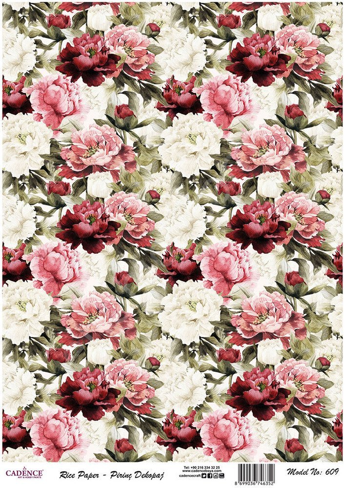 Cadence Pirinç Dekopaj Kağıdı - Model 609
