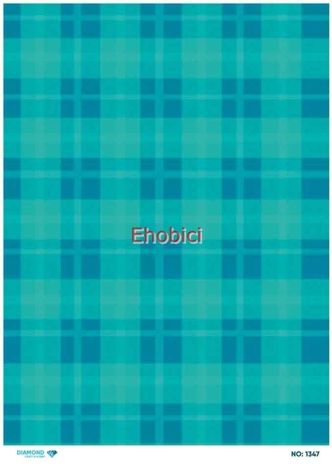 Diamond Pirinç Dekopaj Kağıdı - 1347