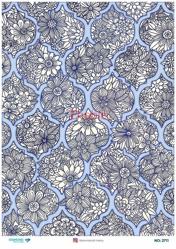 Diamond Pirinç Dekopaj Kağıdı - 2711