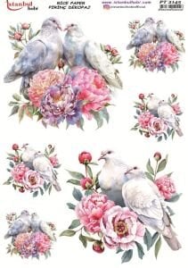 Pirinç Dekopaj Kağıdı 30x42cm PT-2145