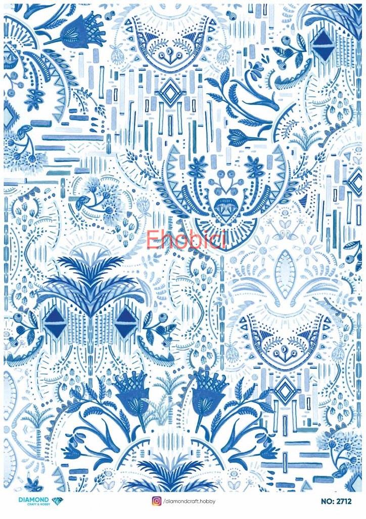 Diamond Pirinç Dekopaj Kağıdı - 2712