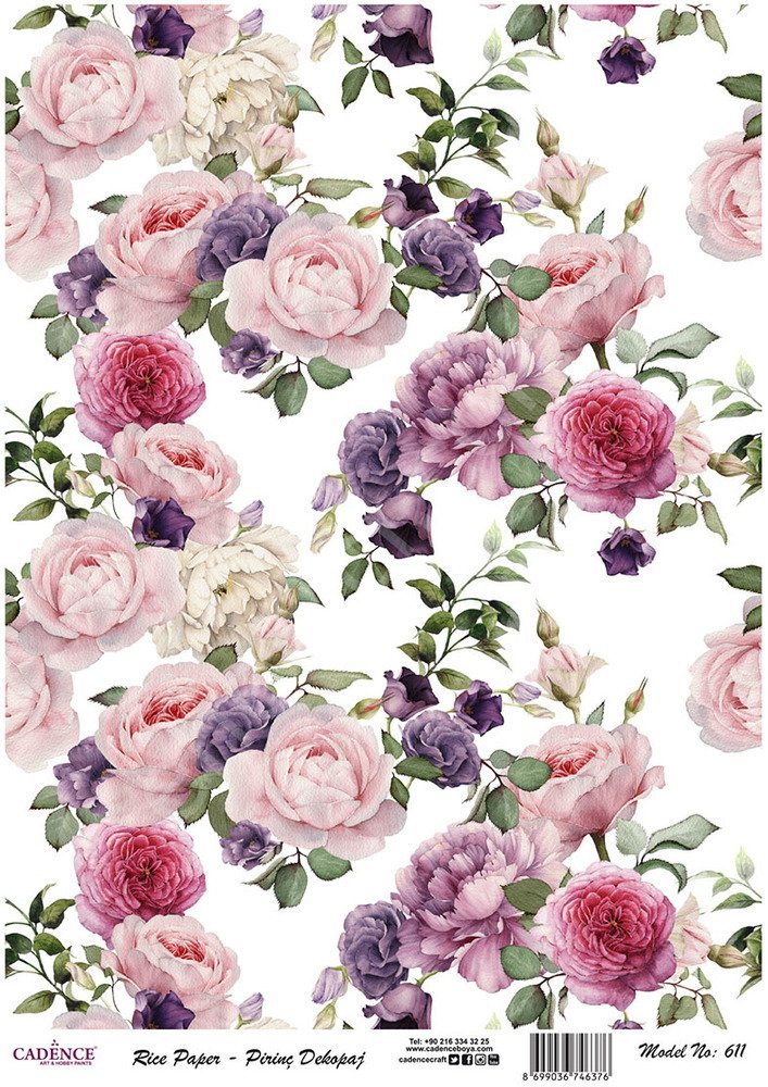Cadence Pirinç Dekopaj Kağıdı - Model 611