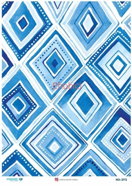 Diamond Pirinç Dekopaj Kağıdı - 2713