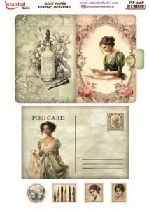 Pirinç Dekopaj Kağıdı 30x42cm PT-228