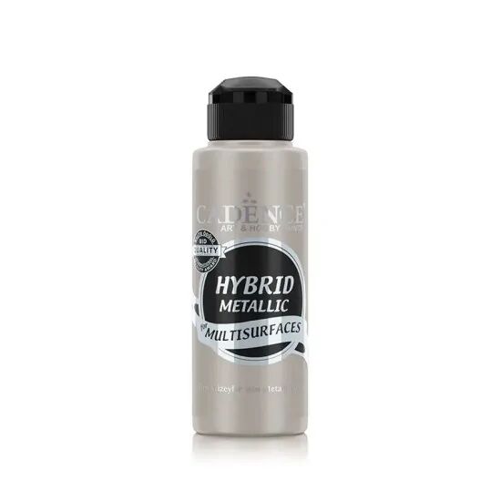 Cadence Hibrit Metalik Multisurface Boya H807 Platin 120ml
