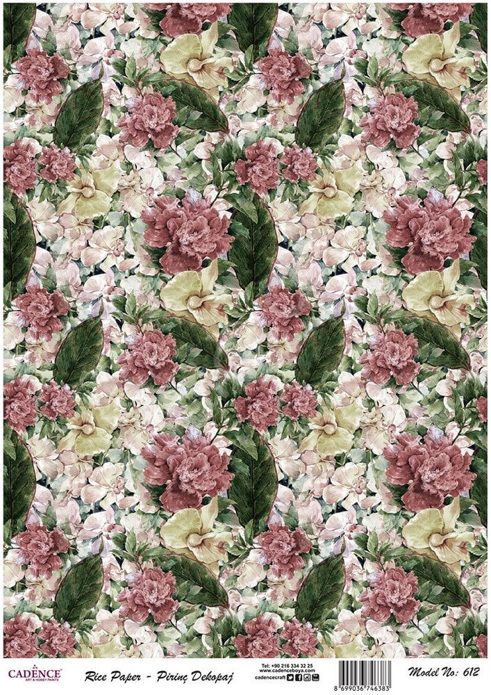 Cadence Pirinç Dekopaj Kağıdı - Model 612