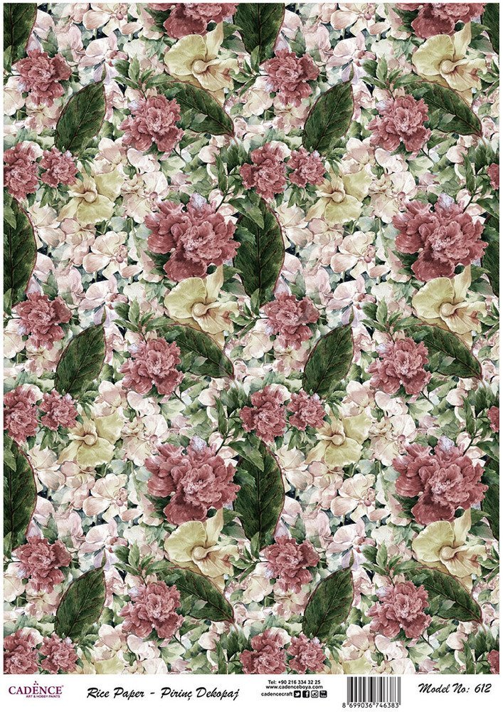 Cadence Pirinç Dekopaj Kağıdı - Model 612