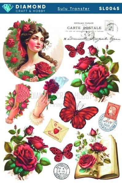 Diamond Craft Sulu Transfer 25x35cm SL045