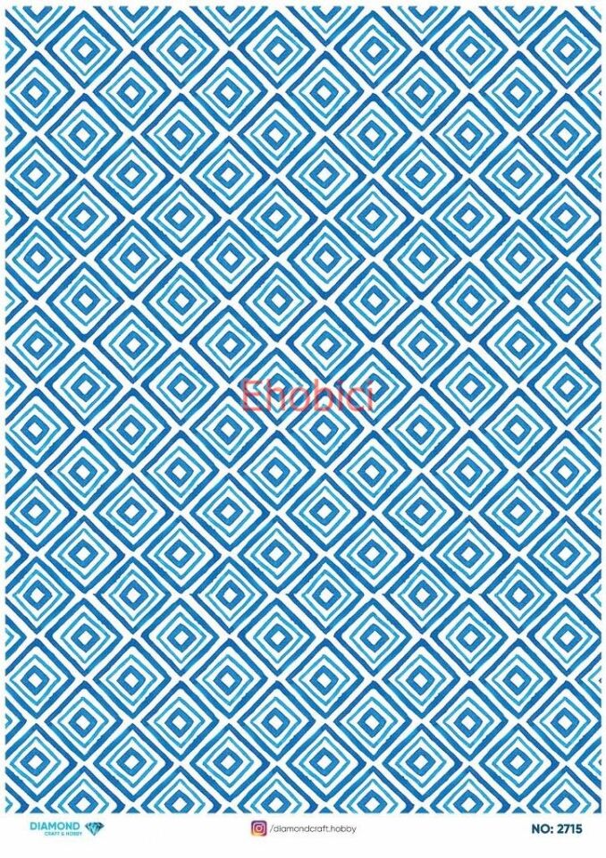 Diamond Pirinç Dekopaj Kağıdı - 2715