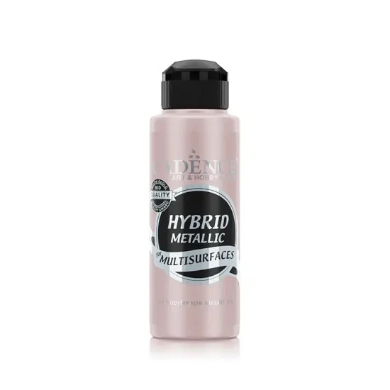 Cadence Hibrit Metalik Multisurface Boya H808 Bebek Pembe 120ml