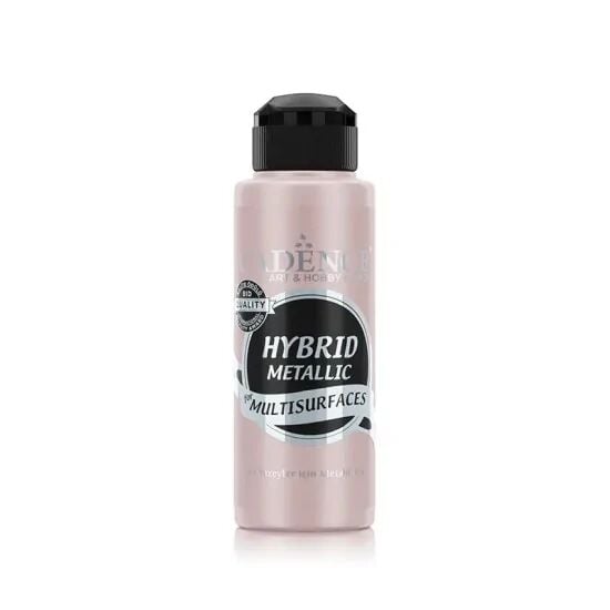 Cadence Hibrit Metalik Multisurface Boya H808 Bebek Pembe 120ml