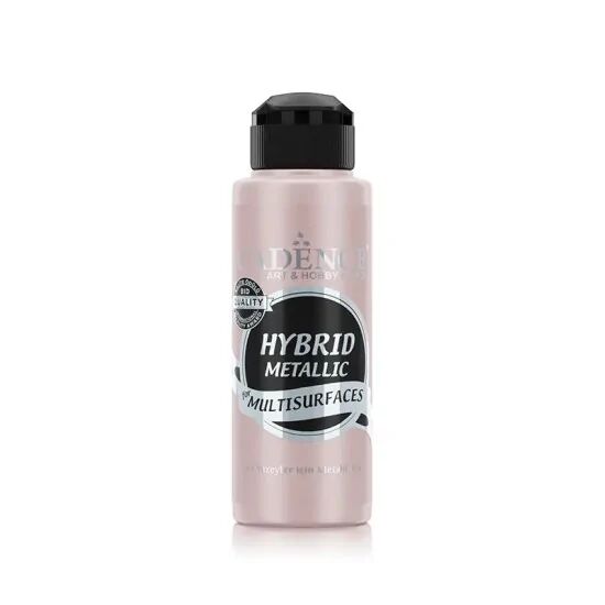 Cadence Hibrit Metalik Multisurface Boya H808 Bebek Pembe 120ml