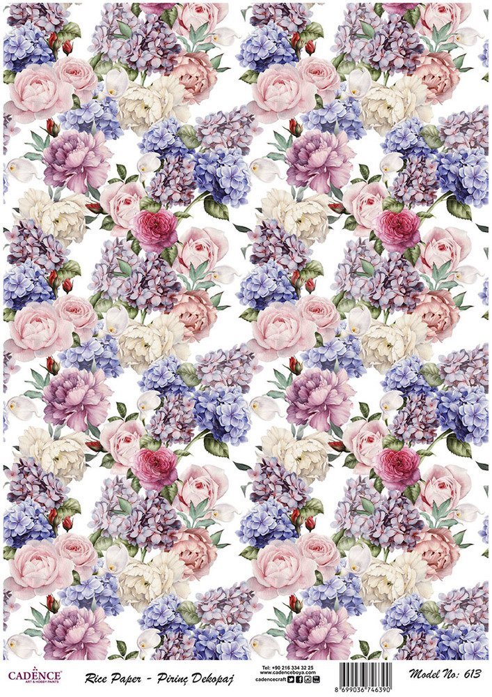 Cadence Pirinç Dekopaj Kağıdı - Model 613