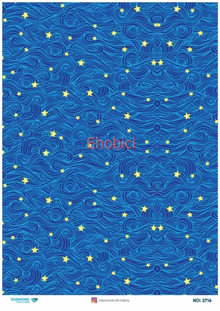 Diamond Pirinç Dekopaj Kağıdı - 2716