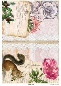 Lineart Pirinç Dekopaj Kağıdı Model - 3347