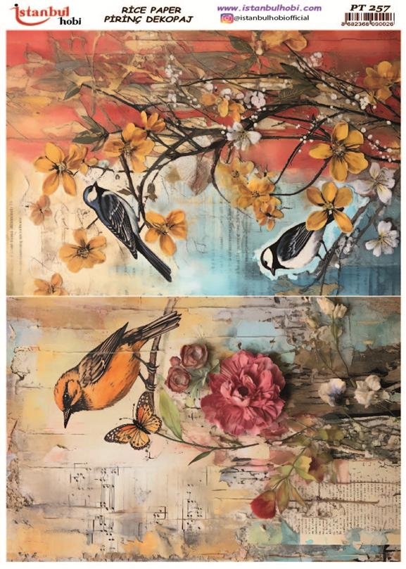 Pirinç Dekopaj Kağıdı 30x42cm PT-257