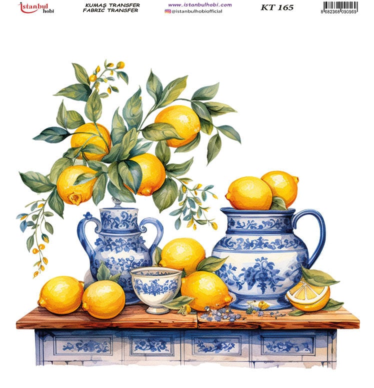 Kumaş Transfer Kağıdı 20x20cm KT-165