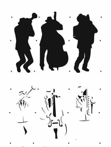 Boyutlu Desen Stencil Şablon (21x30) BY-046