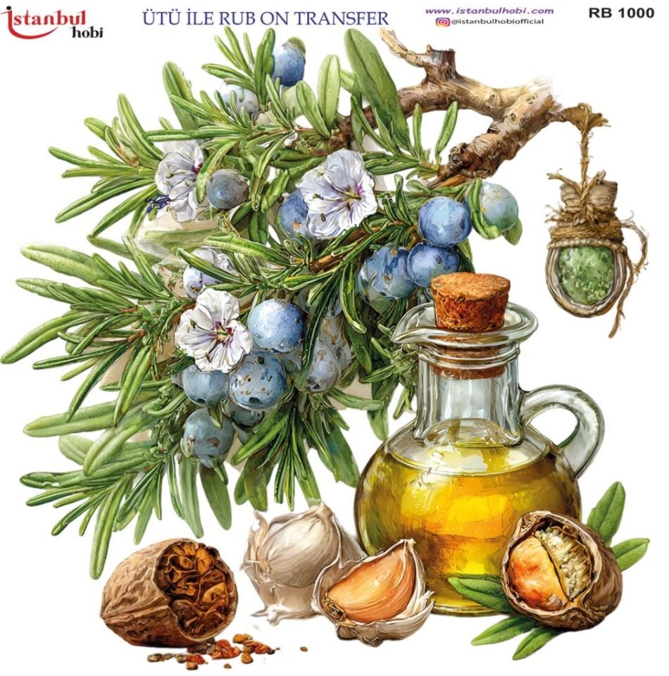 Ütü ile Rub On Transfer Kağıdı 30x30cm RB-1000