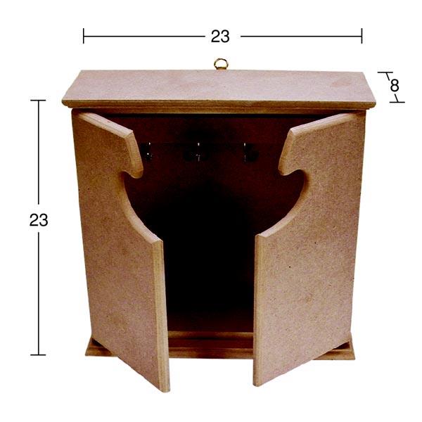 Ahşap Anahtarlık Çift Kapaklı A-26