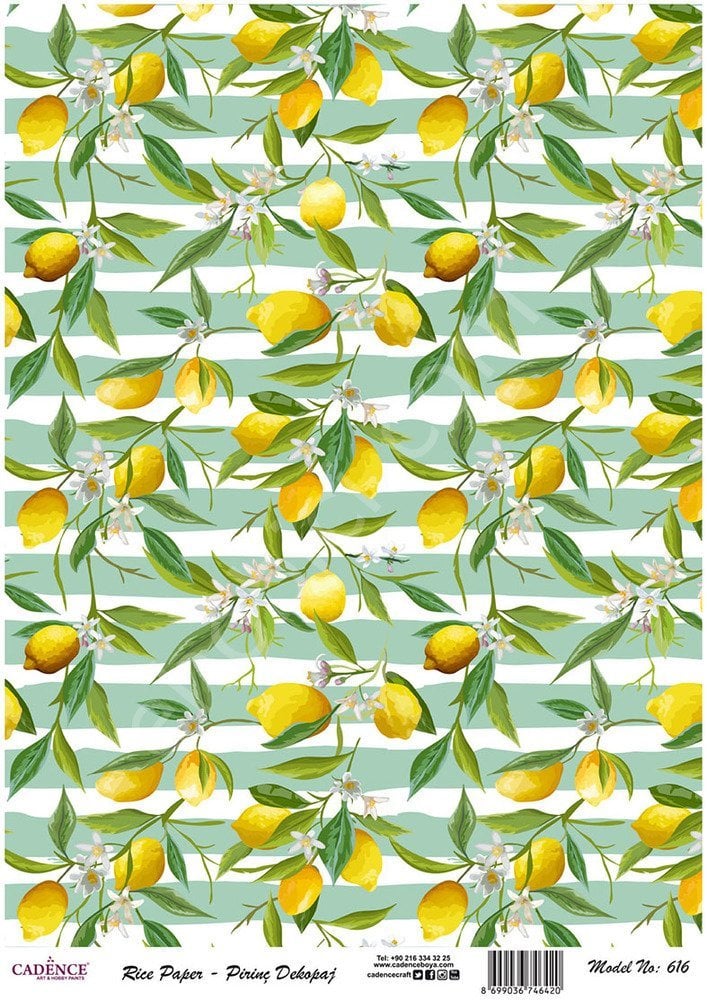 Cadence Pirinç Dekopaj Kağıdı - Model 616