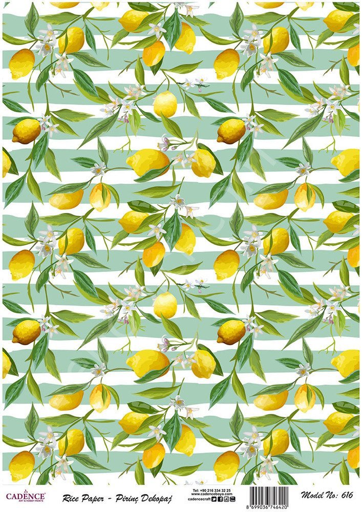 Cadence Pirinç Dekopaj Kağıdı - Model 616
