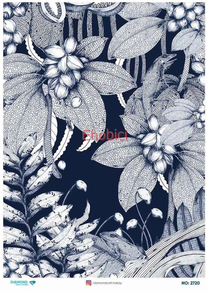 Diamond Pirinç Dekopaj Kağıdı - 2720