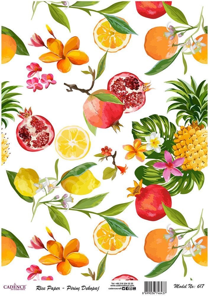 Cadence Pirinç Dekopaj Kağıdı - Model 617