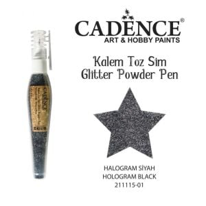 Cadence Kalem Toz Sim Halogram Siyah 10gr