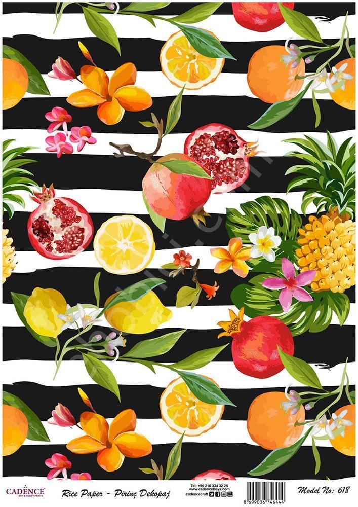 Cadence Pirinç Dekopaj Kağıdı - Model 618