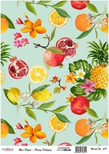 Cadence Pirinç Dekopaj Kağıdı - Model 619