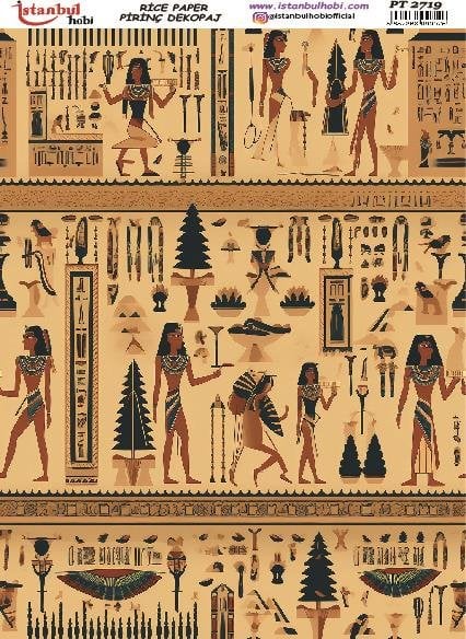 Pirinç Dekopaj Kağıdı 30x42cm PT-2719