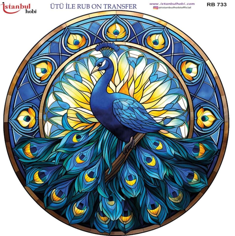 Ütü ile Rub On Transfer Kağıdı 30x30cm RB-733